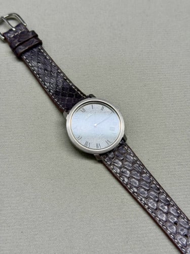 Original Ultra Rare Vintage SEIKO Chariot Automatic with Manual-Winding Hi-Beat Gray Linen Dial 1973