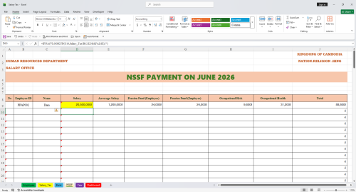 Payroll Tax calculation system in Excel