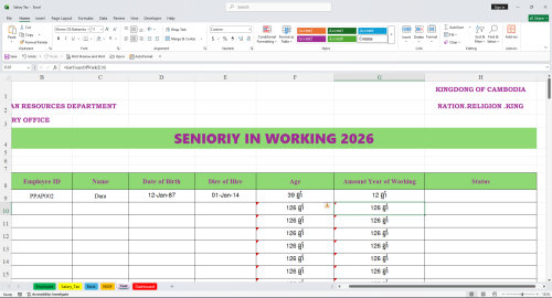 Payroll Tax calculation system in Excel