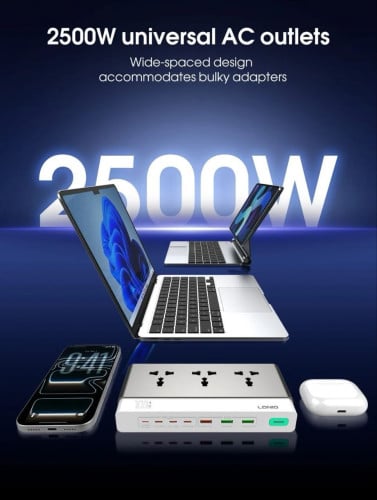 Power Strip Original LDNIO 100w speed 2500w power access