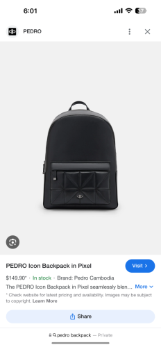 RESELL BAG PEDRO condition 98%