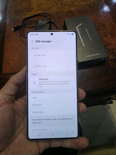 Samsung Galaxy S25 Ultra 256G ស៊ីម២ សានុំហ្ស៊ីនស្អាតដូចថ្មី 99%