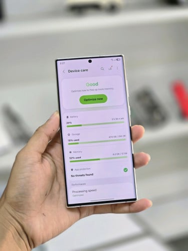 Samsung s22 ultra ក្រុមហ៊ុន 256 ram 12gb sim 2 អេក្រង់ Zin តួ Zin