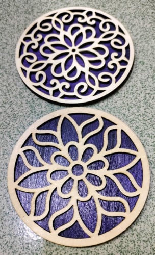 Tea, Coffee Coasters (wood)