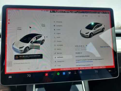 Tesla model3 Long Rang 518km