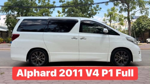 Toyota Alphard 2011 Full V4 jbl បេីកតំបូល2 ធានាឡានស្អាតអត់បុកប៉ះ ម្ចាស់ដេីមផ្ទាល់ ហ្សីន90%