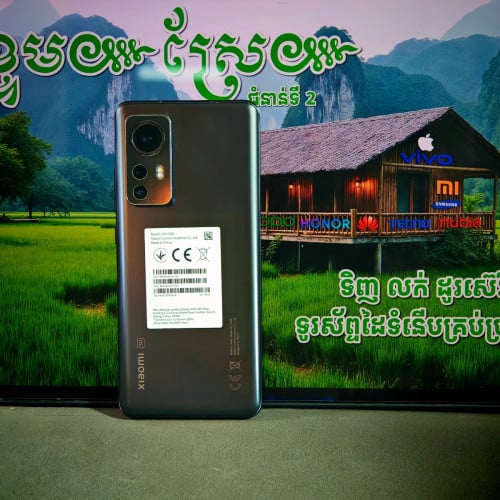 Xaiomi 12 5G (Global) 99%(វ៉ៃដូរបាន)មានធានាច្បាស់លាស់ត្រឹមត្រូវ