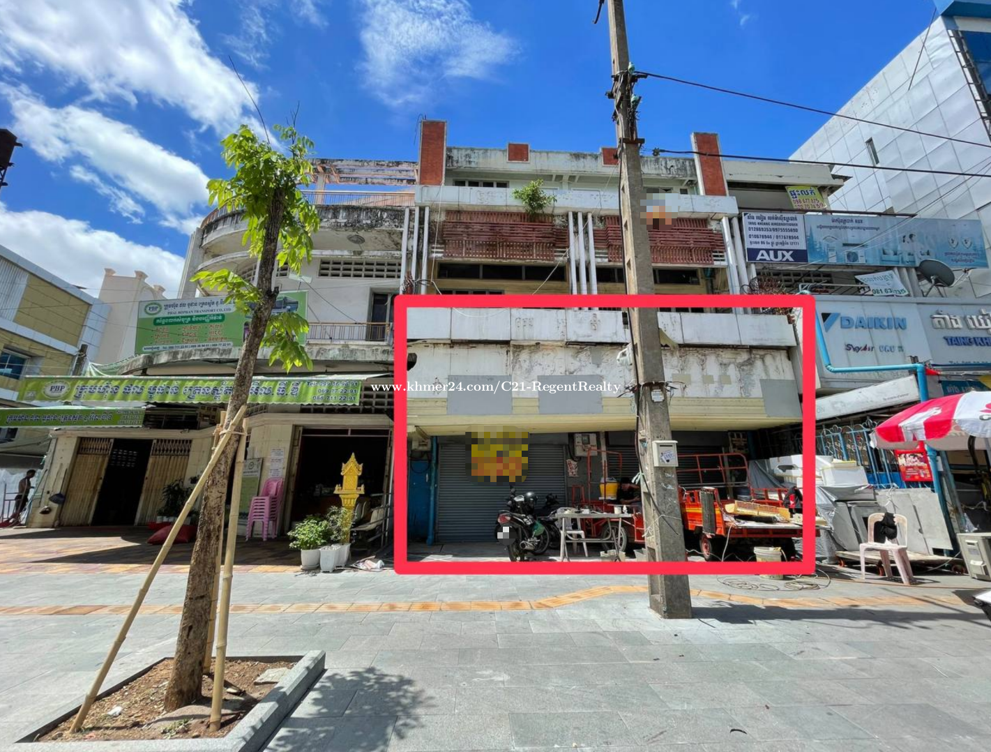 Shophouse for rent in Toul Svay Prey