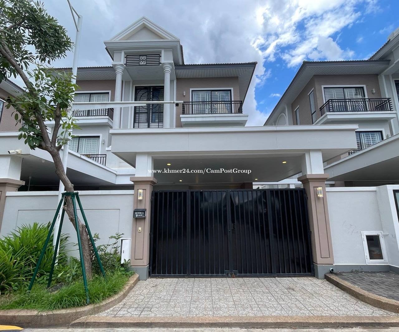 Villa for RENT! โข Location: Borey PH Boueng Snor.