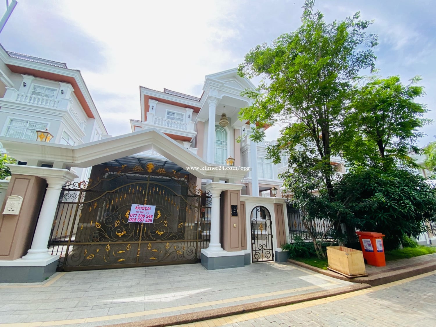 Villa Queen for rent at Peng Houth 60m Somdac Hun Sen Blvd