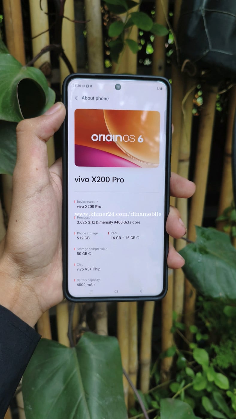 vivo x200 pro (16GB+ / 512GB) ថ្មី/98/99)0964561726