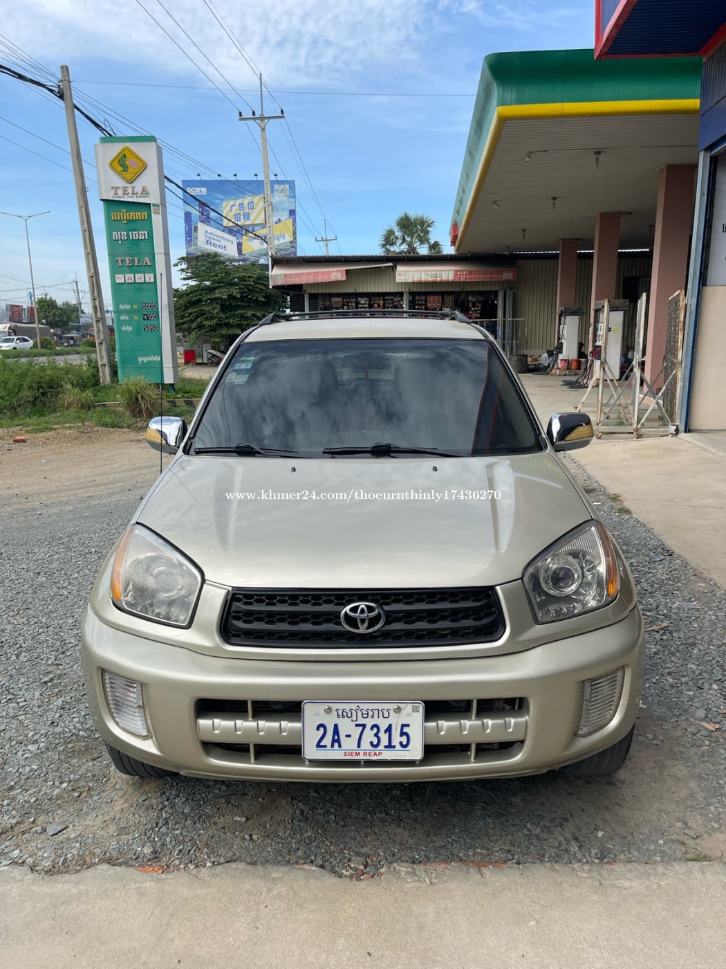 លក់រថយន្ត RAV4 01 ប៉ុង2 ឡានរៀបហើយស្អាត តម្លៃ7300$ ចរចា😍