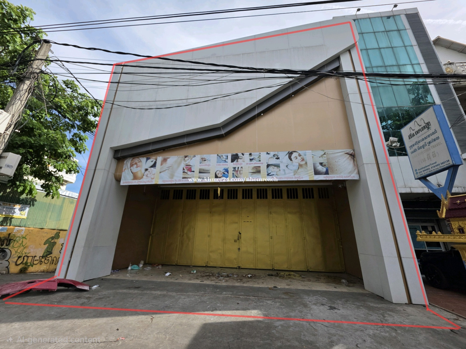 ផ្ទះអាជីវកម្មសម្រាប់ជួល / Shophouse for Rent