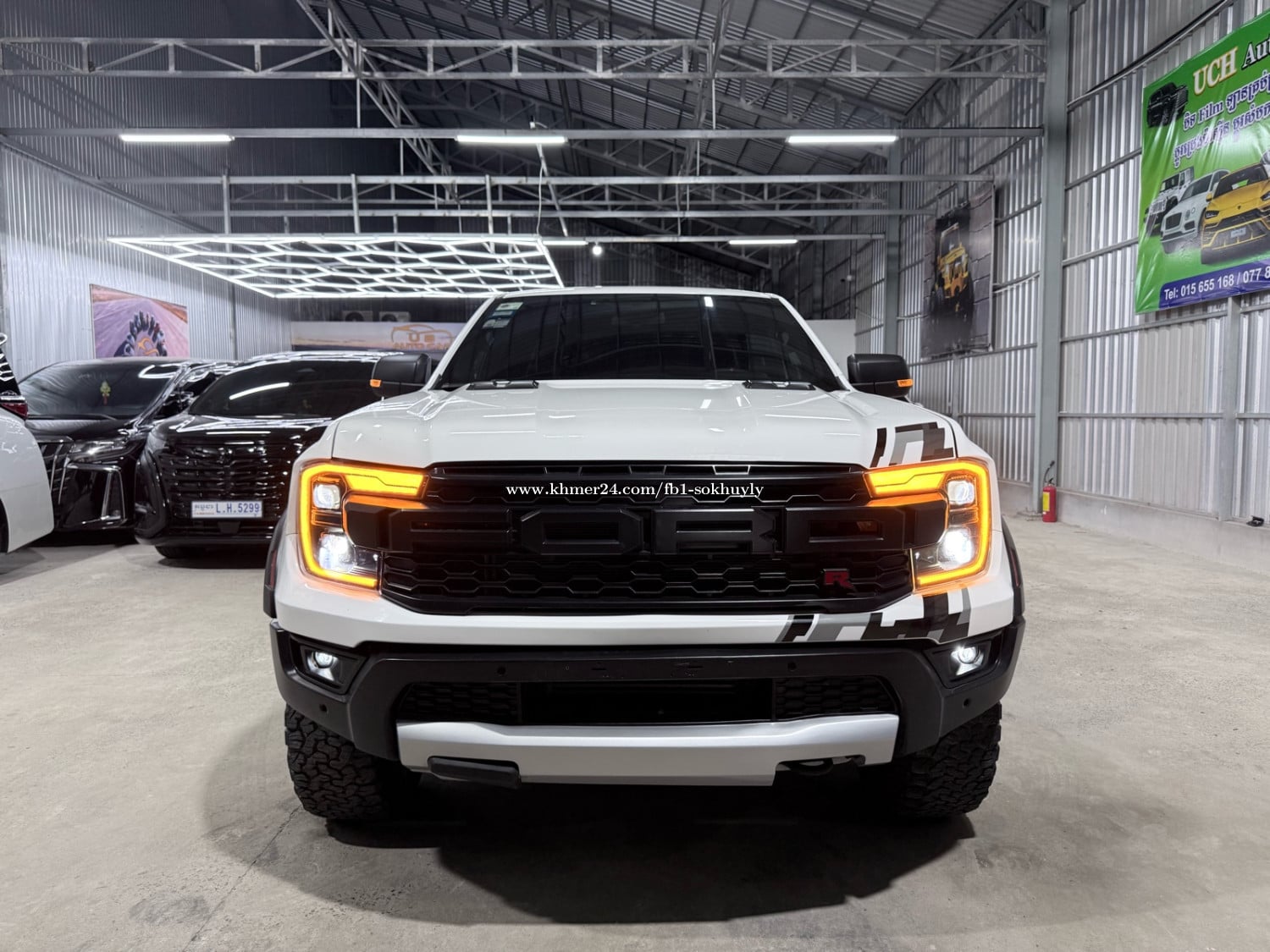 2024 Ford XL up Raptor ម៉ាស៊ូត ឡានស្អាត អត់បុក ប៉ះ