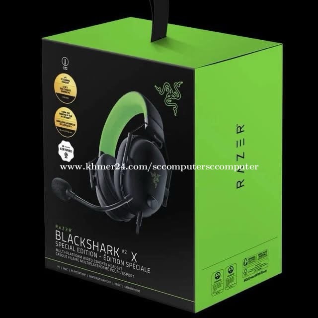 Headset Gaming M/S Rezer HT-Blackshank-V2-X-2Y មានការធានា3ខែពេញ