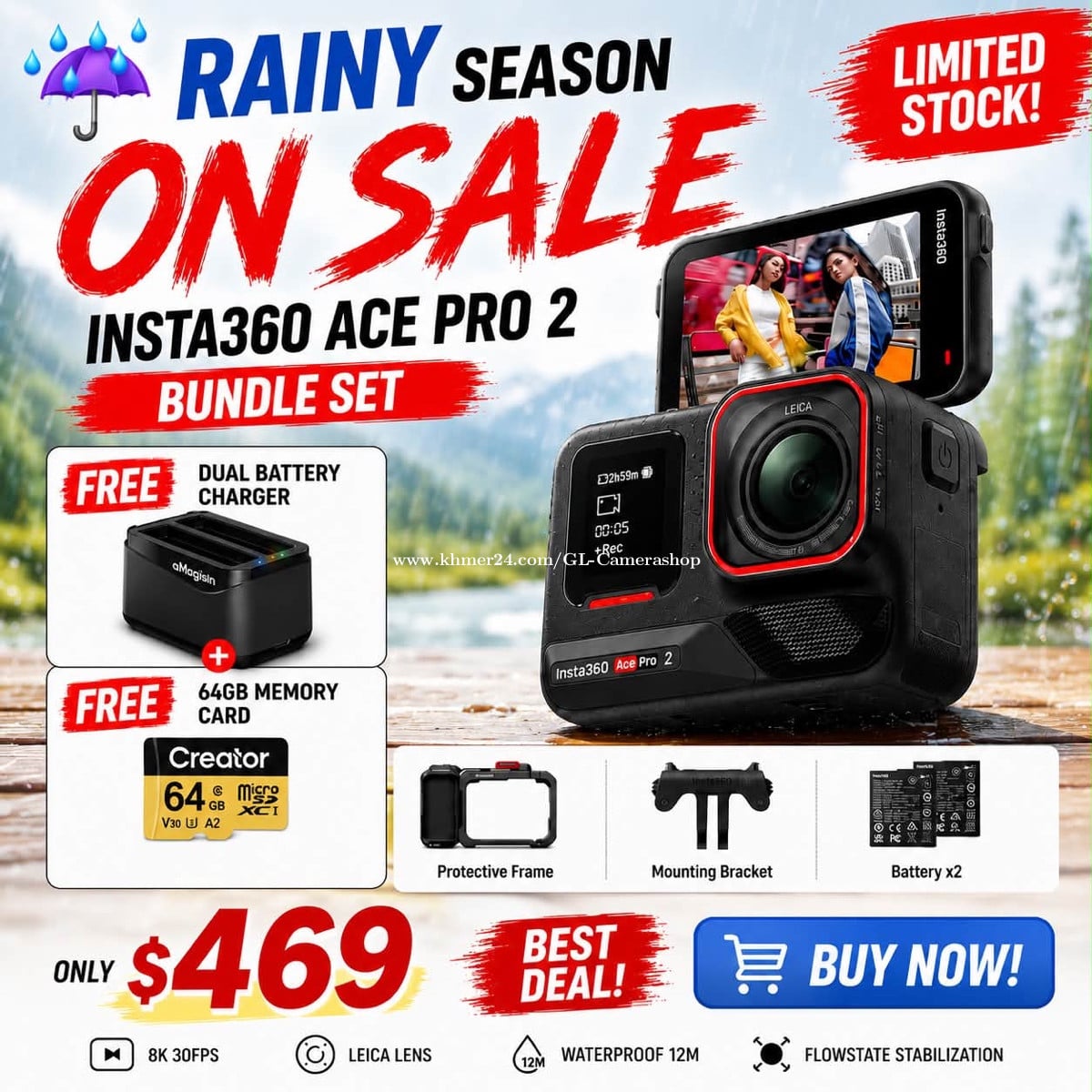 Intsa360 Ace pro 2 big set