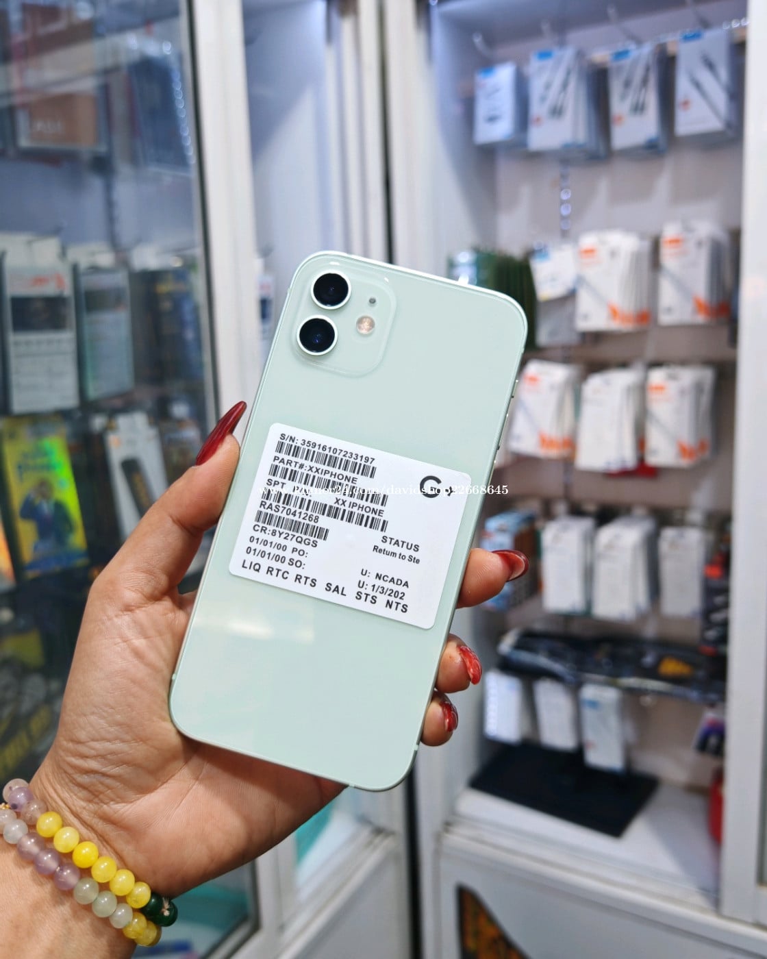 iPhone 12/64GB/LLថ្ម88%តួរស្អាតសុីនសានុំ
