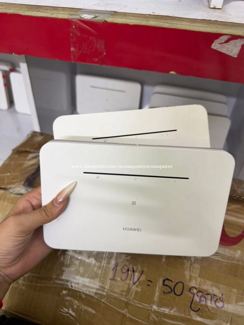 Modem WiFi Huawei B311B-853 ប្រើសុីមបានគ្រប់សុីម មានច្រើនគ្រាប់ យក10ឡើងគិតតម្លៃបោះជូន