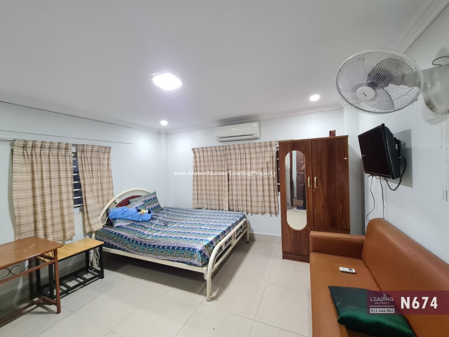 N674 | Studio Apartment in Toul Kork For Rent