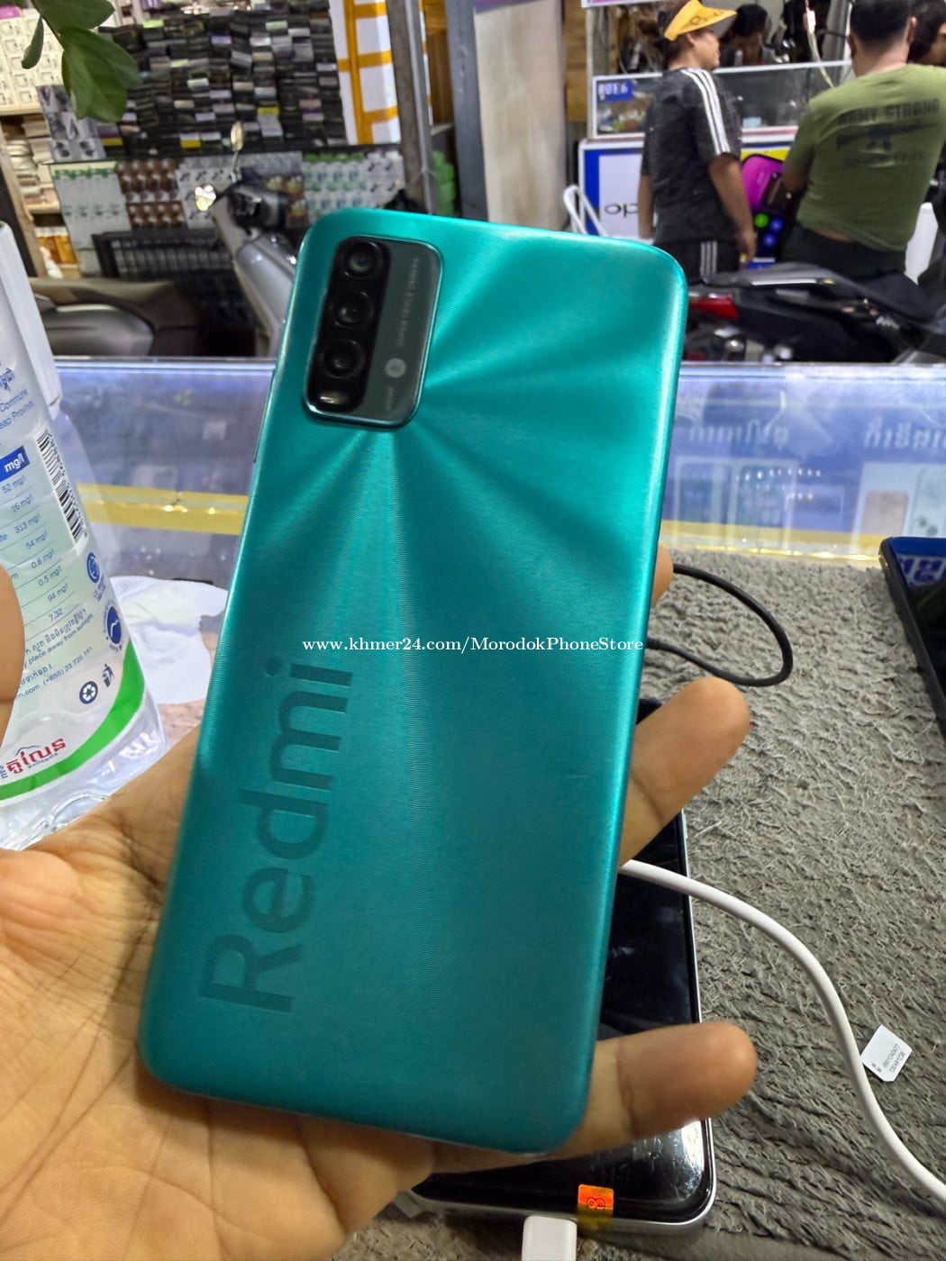 Redmi Note9 Memory128G C/H Sim2 មានឆ្នាំងសាក