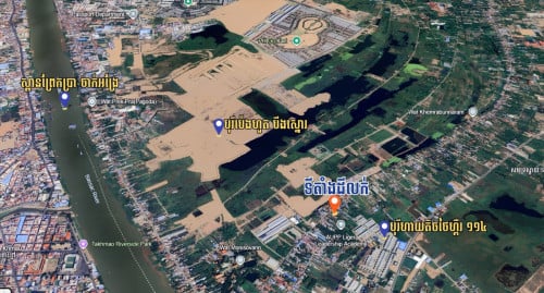 ដីផ្ទះលក់​​ ជិតវត្តចំពុះក្អែក ព្រែកថ្មី ច្បារអំពៅ