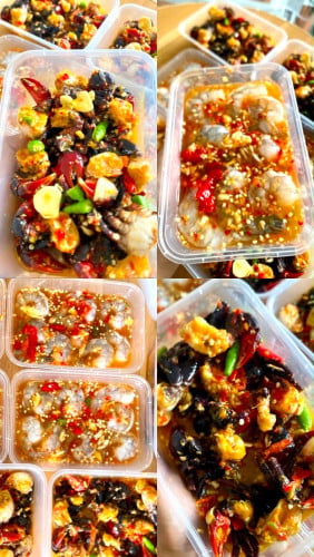 ជ្រក់បង្គារនឹងជ្រក់ក្តាមសេះ រស់ជាតិពិសេស 1ប្រអប់20,000៛