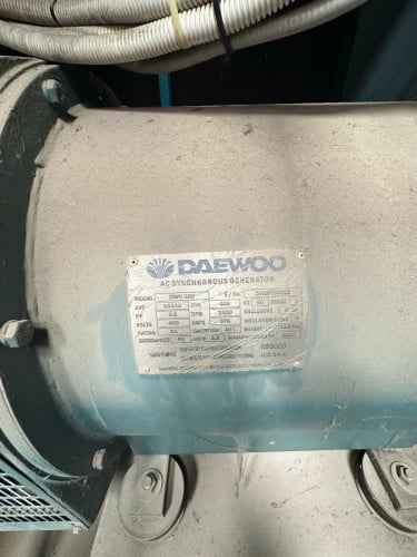 លក់ម៉ាសុីនភ្លើង Doosan-Daewoo 400kva ថ្មី90%