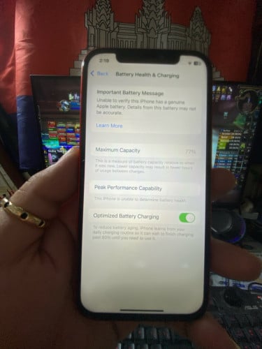 ម៉ាសុីន iPhone 12 Pro សំបកតួរ iPhone 12 / 128g / no scan អេក្រង់ថ្មី លក់តំលៃក្រោមទីផ្សារ 100$ ដាច់