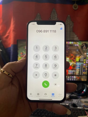 ម៉ាសុីន iPhone 12 Pro សំបកតួរ iPhone 12 / 128g / no scan អេក្រង់ថ្មី លក់តំលៃក្រោមទីផ្សារ 100$ ដាច់