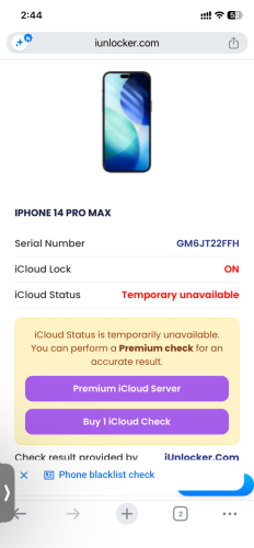 លក់ iPhone 14 Pro Max