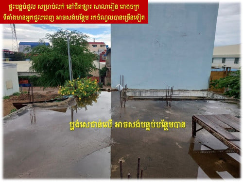 #S04100 »»» ផ្ទះបន្ទប់ជួល សម្រាប់លក់ នៅជិតផ្សារ សាលារៀន រោងចក្រ ទីតាំងមានអ្នកជួលពេញ អាចសង់បន្ថែម