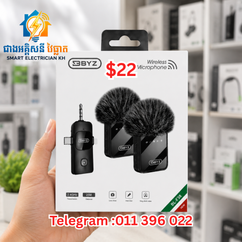 🎙️ BYZ BL-F36 Wireless Microphone