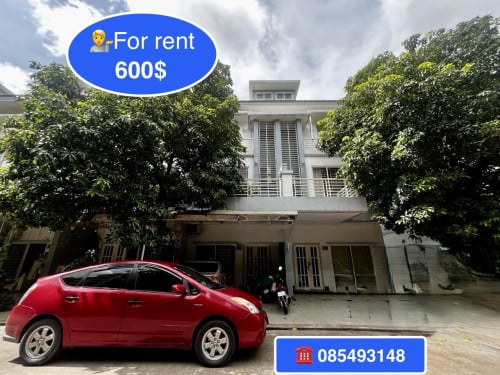 🏡Link villa for rent in Borey PH Boeng snor ( Project 4 )