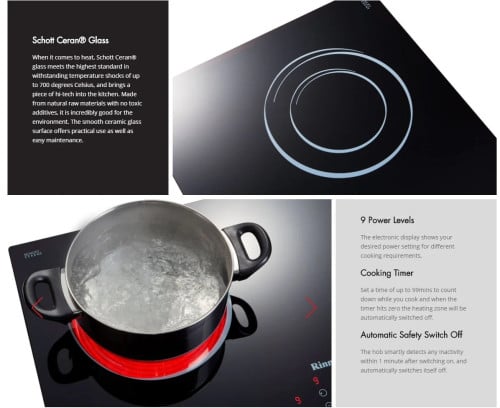 ๐ฅ 70CM 3-Zone Built-In Vitroceramic Hob ๐ฅ