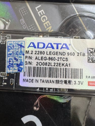 ADATA Legend 960 2TB Health GOOD 100% - M.2 មួយទឹក [ធានា1ខែ]