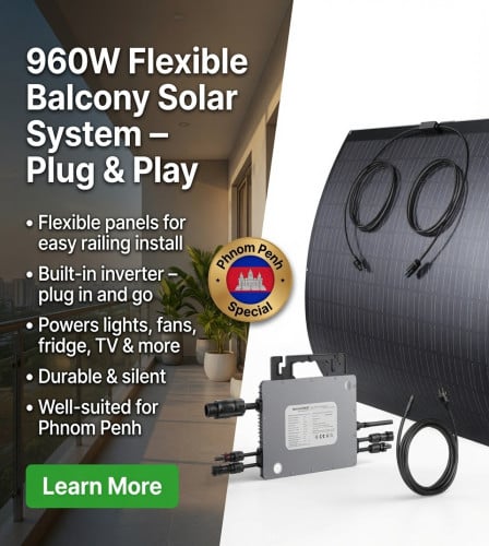 Balcony Solar System 960 Watt - All in ONE package!