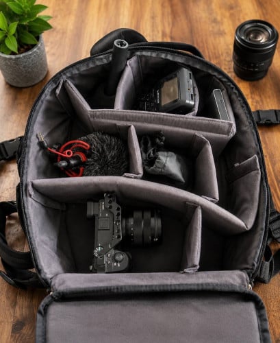 Sony A6600 Full Kit with Lens, Zoom Recorder, Microphones & Camera Bag