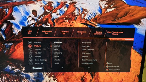 GIGABYTES AORUS AD27QD
