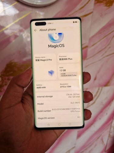 Honor Magic 3pro sim2 / 12g / 256g / CH / zin/ 97%