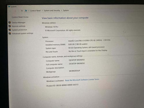 HP ProBook i5 6th Gen | 8GB RAM | 256GB SSD | FHD Display