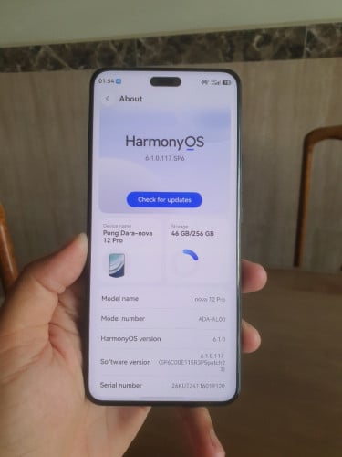 Huawei Nova 12Pro (12G/256G) Bypass សាណុំហ្ស៊ីន នៅស្អាត កាមេរ៉ាអេម ថ្មកាន់