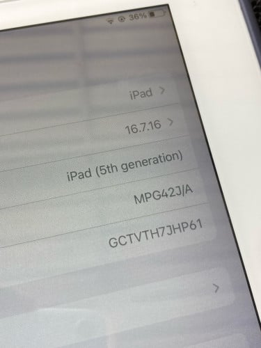 iPad 5 generation មិនមានបញ្ហាអ្វីទាំងអស់ ល្អប្រេី