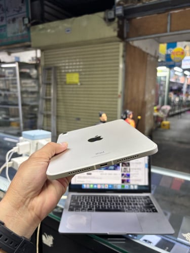 iPad mIni6 64G Sim WiFi សានុំស្រុីន កោងតួរតិច