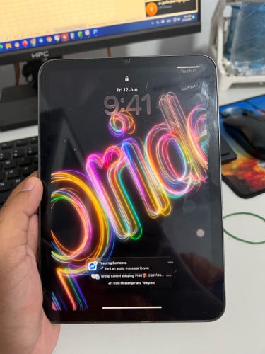 iPad mini6 WiFi 64g នៅស្អាតសនុំស៊ីន ប្រើធ្វើការប្រចាំថ្ងៃ លក់ដូរសារី 260$. ចរចា