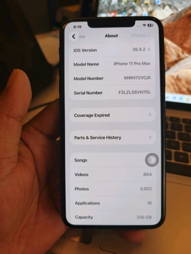 Iphone 11promax 256G របស់ប្រទេសកាណាដា