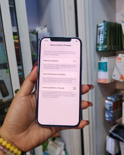 iPhone 12/64GB/LLថ្ម92%តួរស្អាតសុីនសានុំ