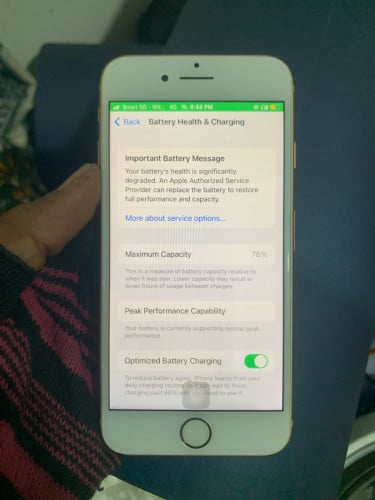 iPhone 8 ពណ៍មាសសានុំសុីន35ចចារ