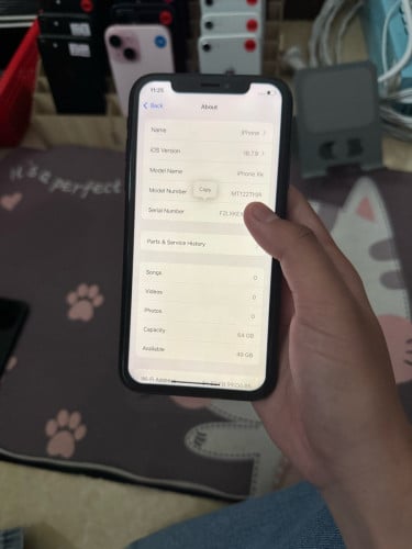iPhone XR 64GB អេក្រង់សុីន ស្គេន ដូរថ្ម94% តួ99% តម្លៃ 65$