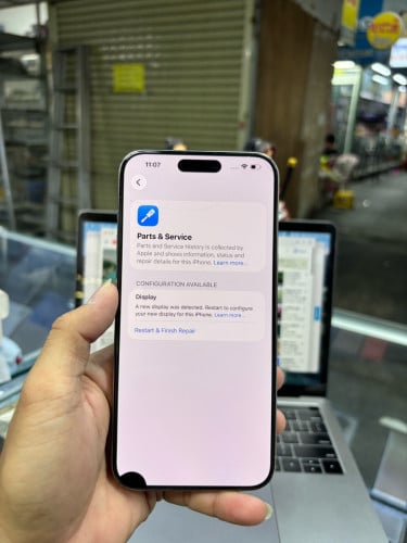 Iphone15pro max 1Tb ZA sim2 បែកថាច់ឆ្នូតជាំប្រើបាន