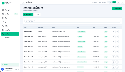 Modern POS System